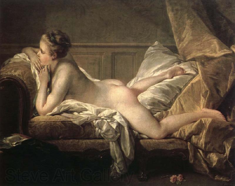 Francois Boucher reclining girl